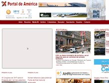 Tablet Screenshot of portaldeamerica.com